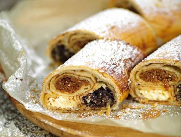 Töltött alföldi rétes recept