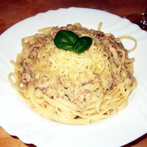 Carbonara spagetti III. recept