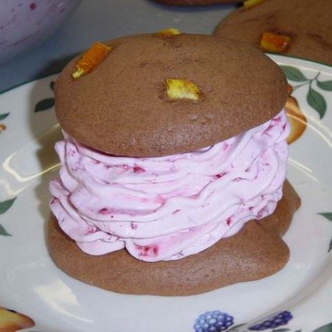 Málnás-mascarponés piskótakorong recept