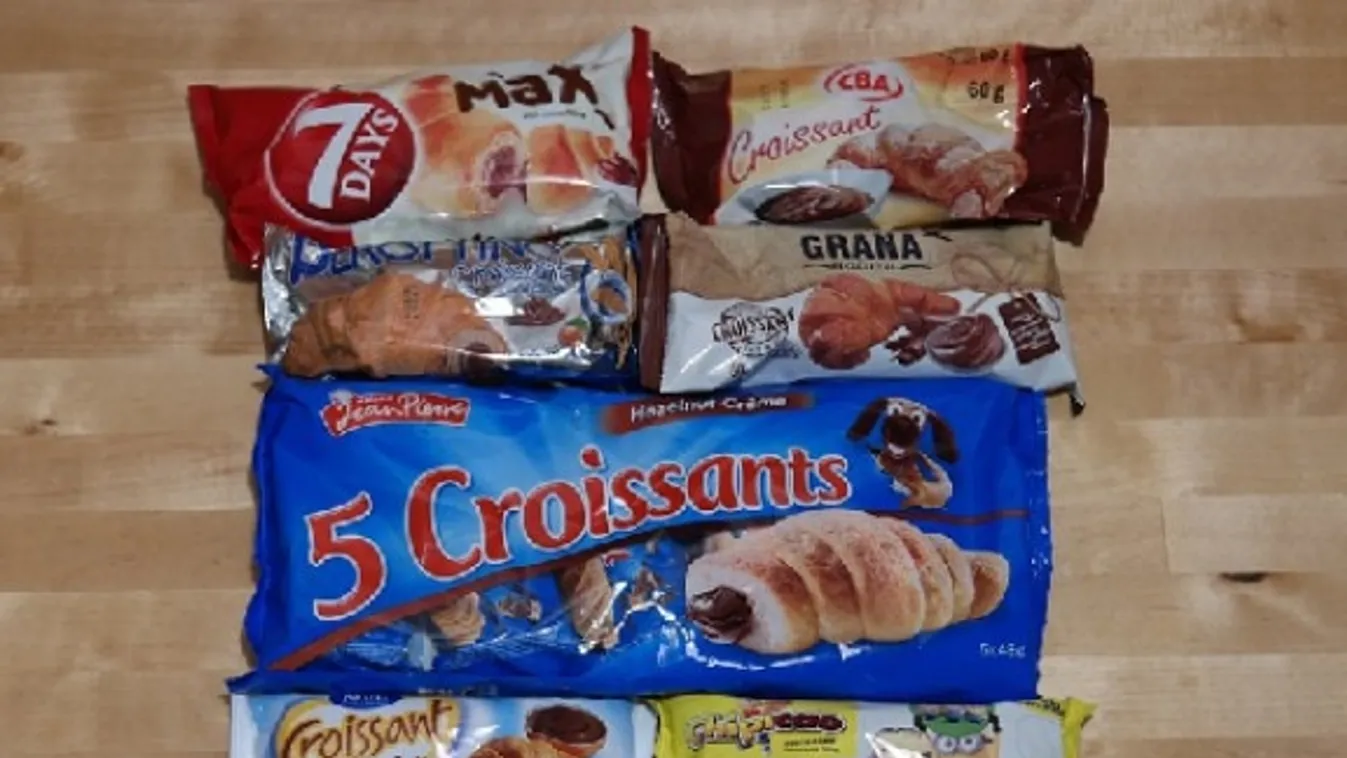 Csokis croissant teszt