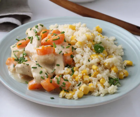 Mustáros pulyka kuszkusszal recept