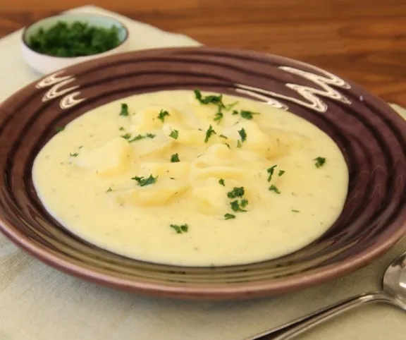 Majorannás burgonyafőzelék (lisztmentes) recept