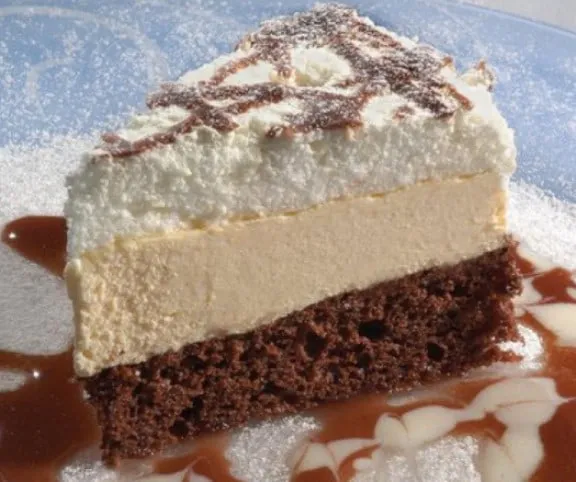 Vaníliakrémes-habos szelet recept