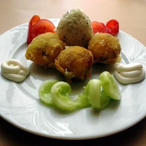 Töltött sajtgolyó recept