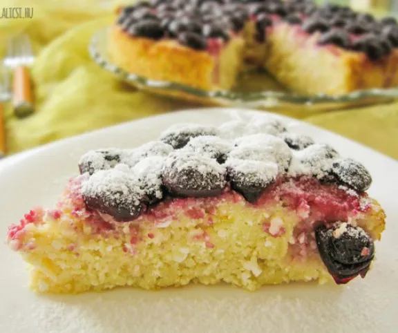 Gyümölcsös kuszkusztorta (cukormentes recept) recept