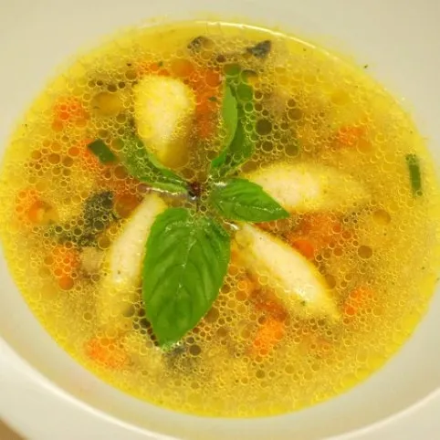 Nyúlleves grízgaluskával recept