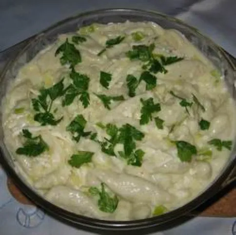 Póréhagymás gnocchi recept