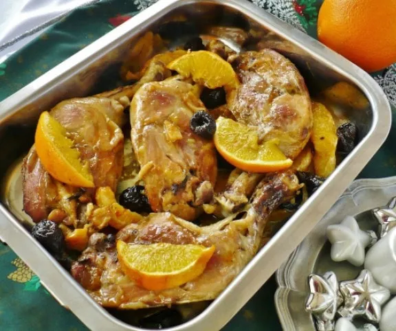 Mézes-narancsos csirke recept