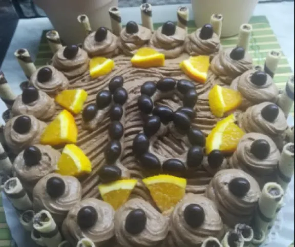 Narancsos csokitorta recept