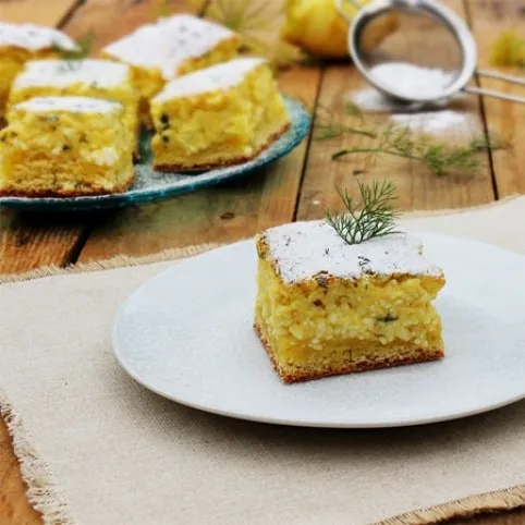 Túrós lepény kaprosan recept