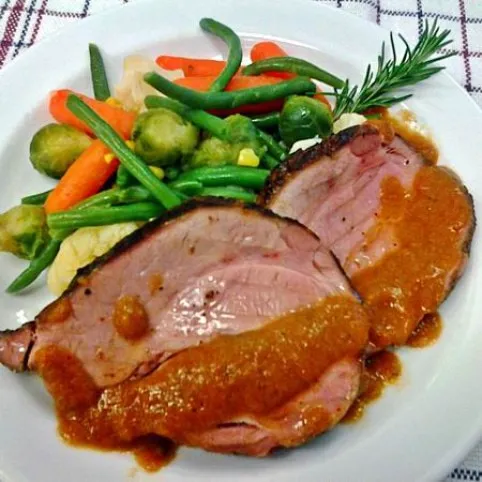 Egyben sült tarja recept