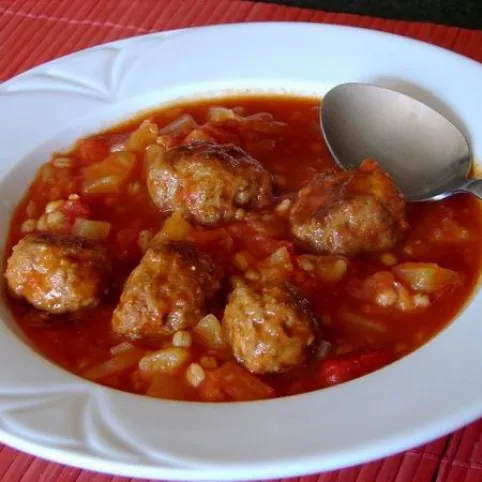 Gombócos lecsó gerslivel recept