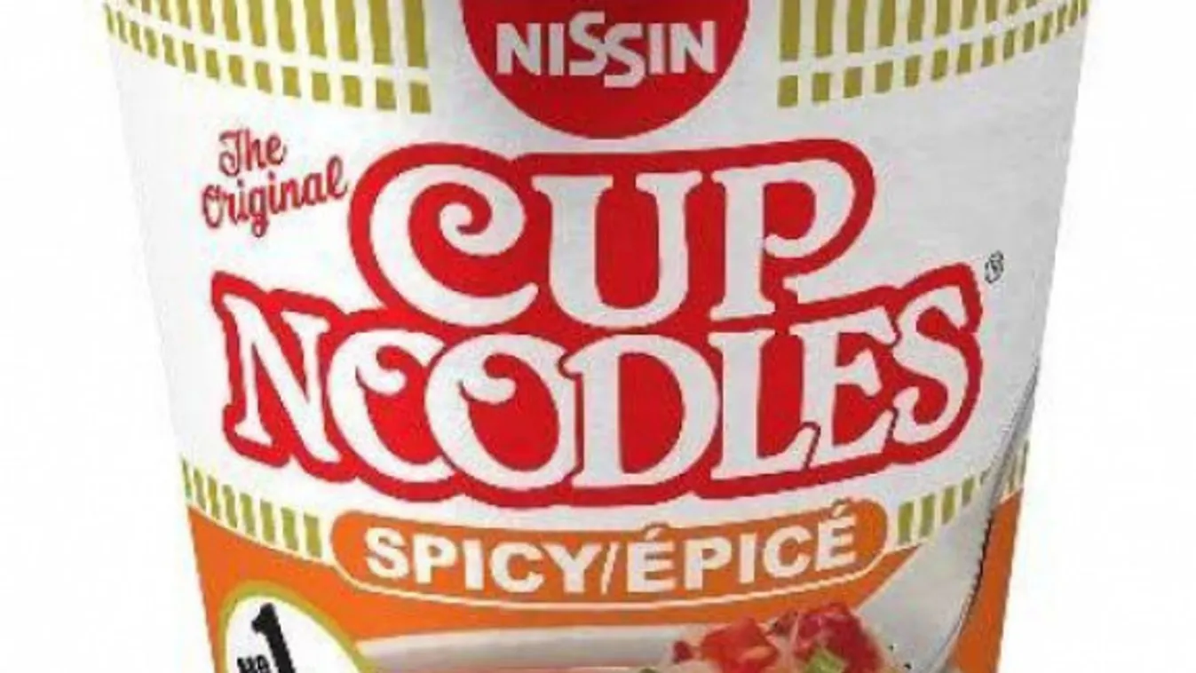 Üvegdarabok lehetnek az instent tésztalevesben Nissin Cup Noodles Soup Spicy