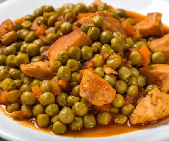 Gyors zöldborsós csirkemell recept