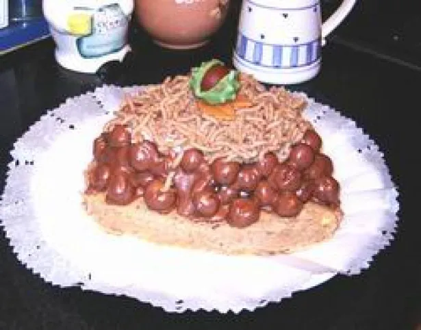 Gesztenyepüré-torta recept