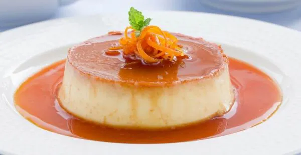 A flan tulajdonképpen pudngféle, nagyon krémes, ellenállhatatlan