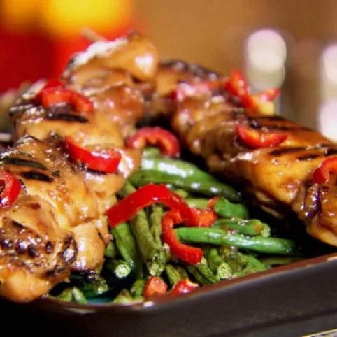 Kínai, grillezett BBQ csirke  recept