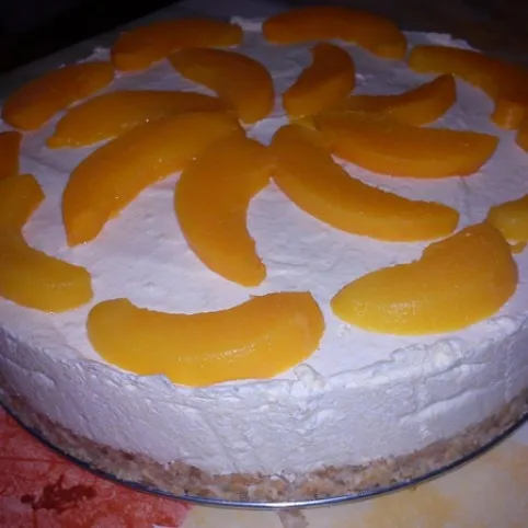 Barackos krémsajt torta recept