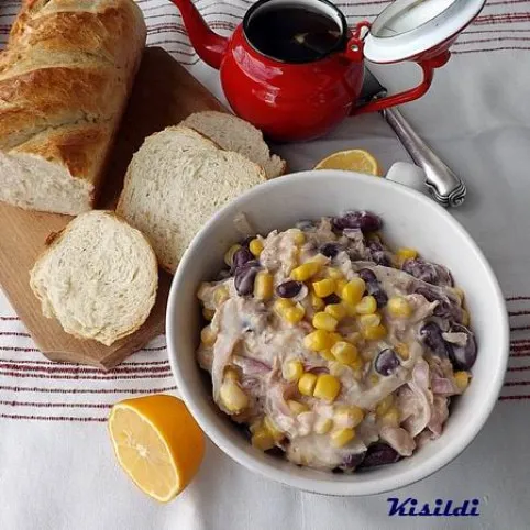 Babos-kukoricás tonhalsaláta  recept