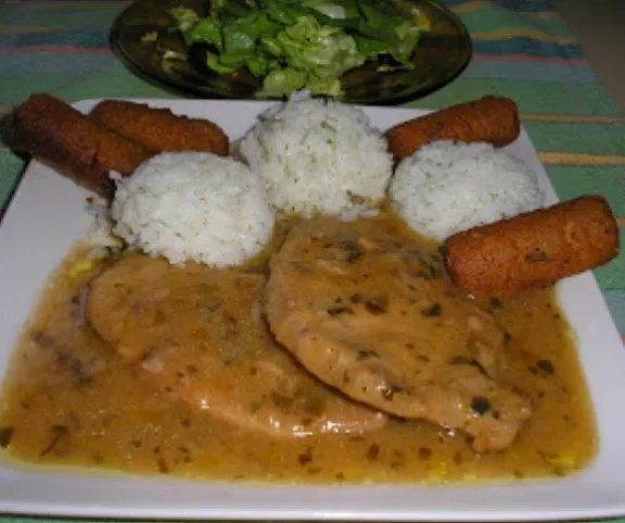 Mustáros-medvehagymás sertésszelet  recept