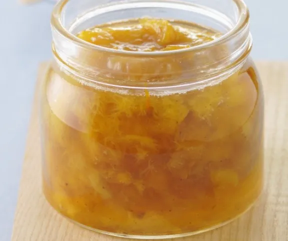 Sárgabackzselé gyümölcsdarabokkal (reszter) recept