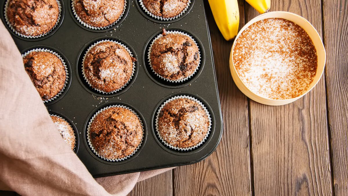 Tejbegrízes csokis muffin (Shutterstock)