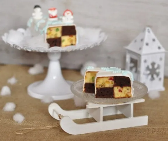 Karácsonyi battenberg recept