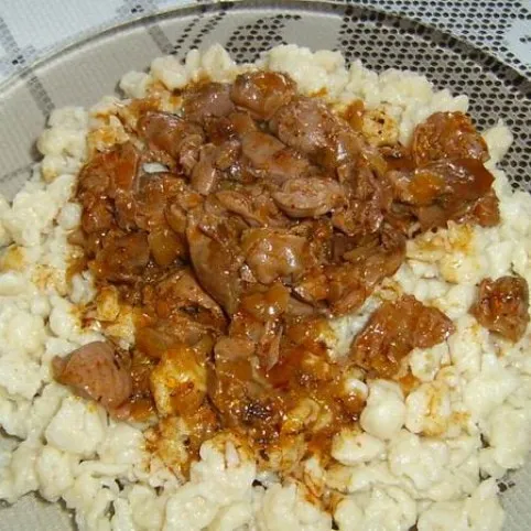 Vörösboros zúzapörkölt  recept