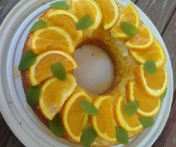 Narancsos-túrós koszorú recept