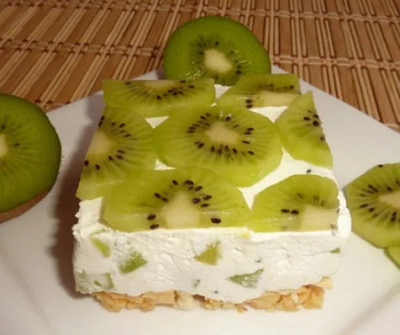 Kivis sajttorta recept