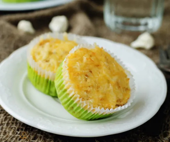 Sajtos-karfiolos muffin recept