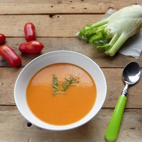 Édesköményes paradicsomleves recept