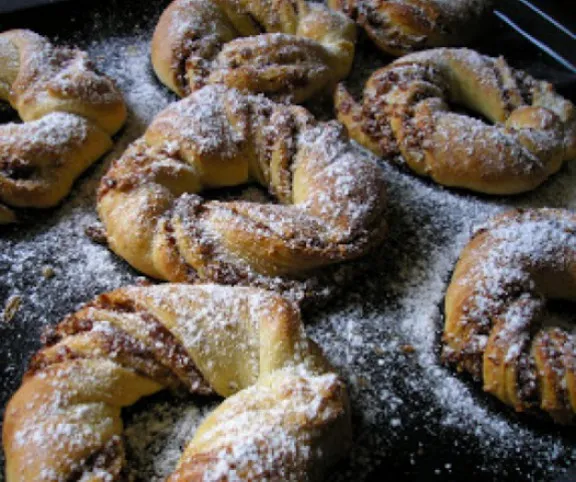 Fűszeres áfonyás koszorú recept