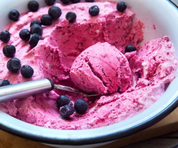 Banános áfonyafagyi házilag recept