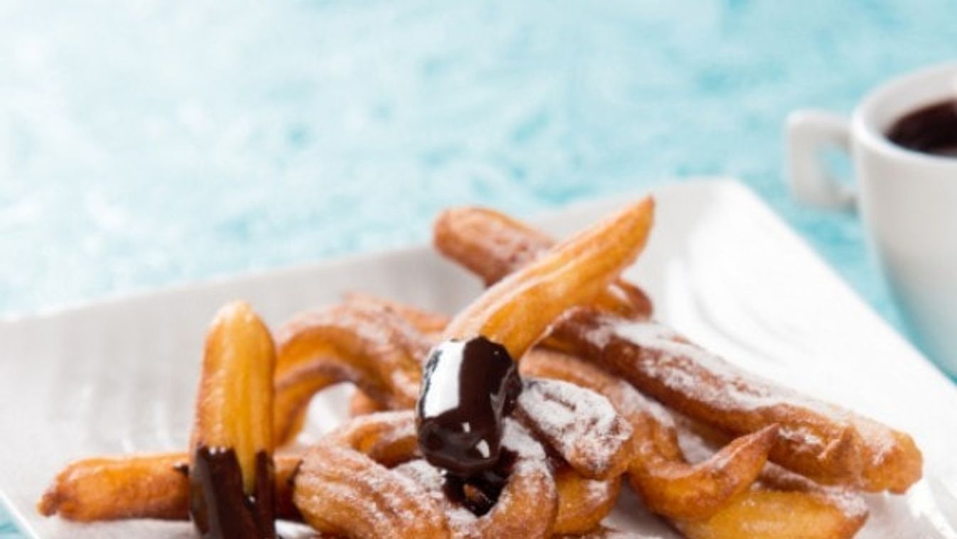 Churros forró csilis csokival - lépésről lépésre