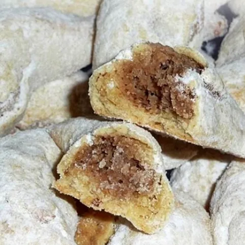 Hókifli gesztenyés töltelékkel recept