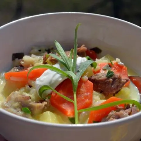 Húsvéti tárkonyos bárányleves recept