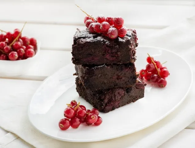 Meggyes brownie recept