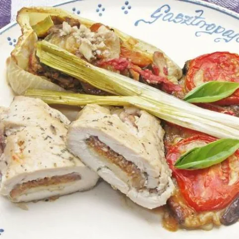 Mozzarellával és fügével töltött csirkemell recept