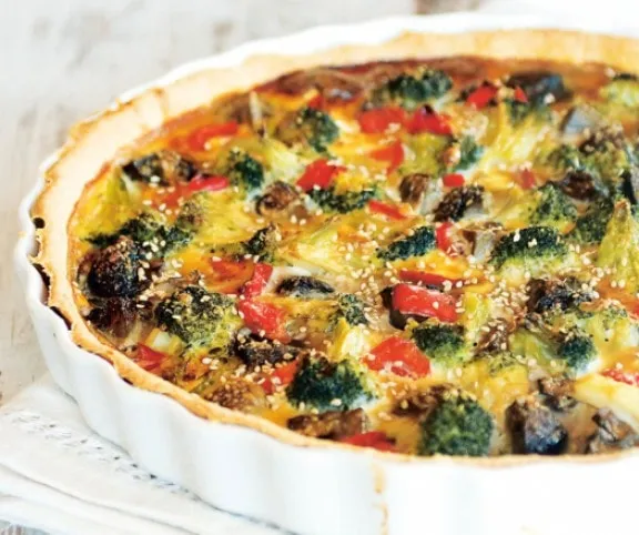 Sajtos-zöldséges pite recept