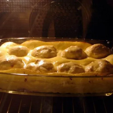 Édes tejfölben sült túrógombóc  recept