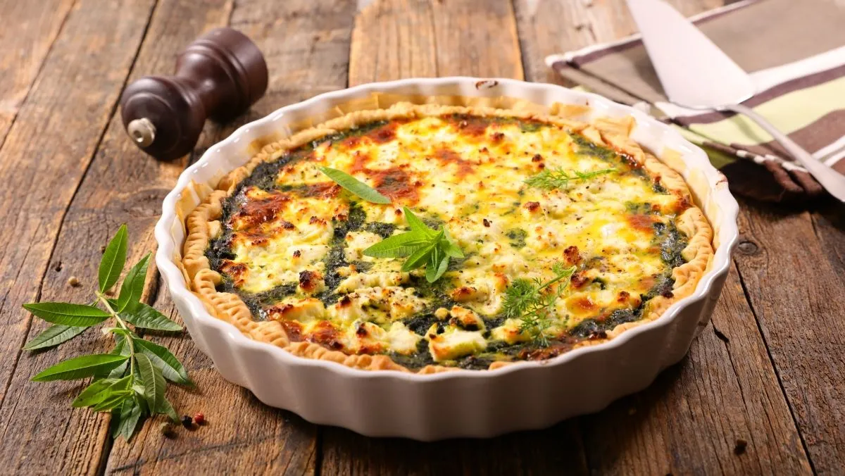 Egyszerű, mégis királyi étel lett a francia quiche / Fotó: Shutterstock