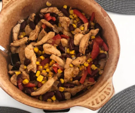 Mexikói csirkeragu rizzsel, Eve konyhájából recept