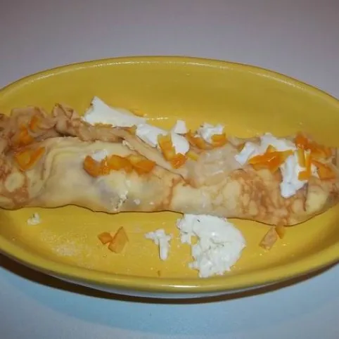 Narancslekváros-túrós palacsinta recept