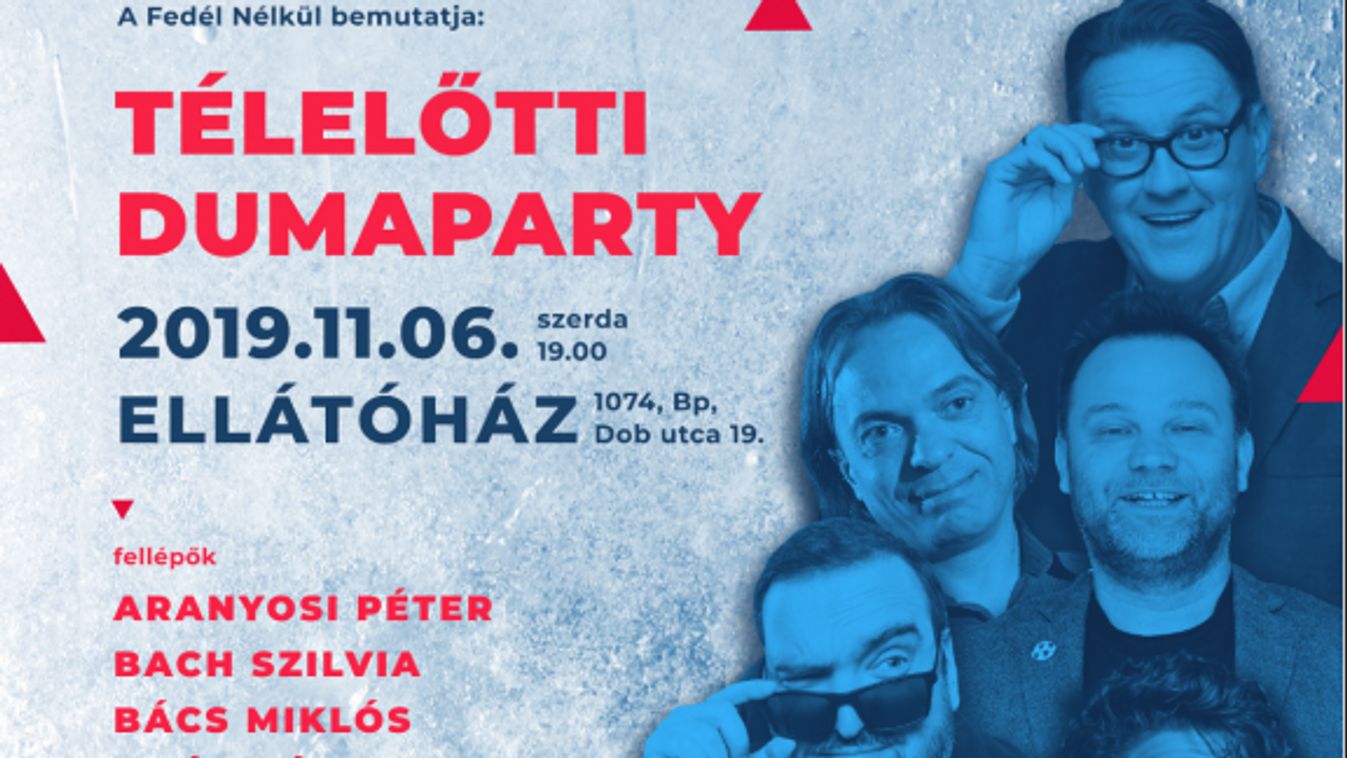 Télelőtti Dumaparty – Stand up show az Otthontalan Emberért