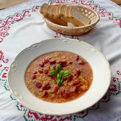 Vöröslencse leves recept