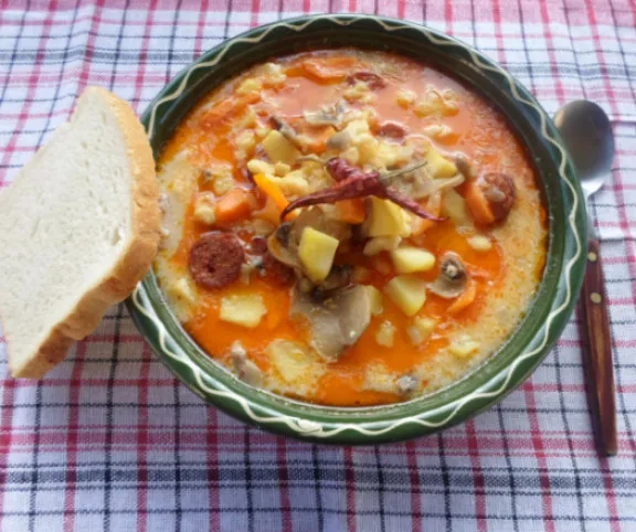 Tarhonyaleves gazdagon recept