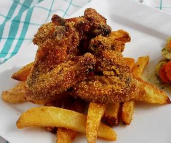 Csirkeszárny fűszeres-kukoricadarás bundában recept