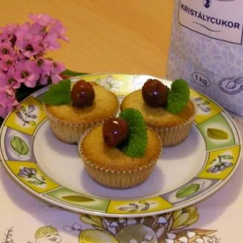 Meggyes muffin VI. recept