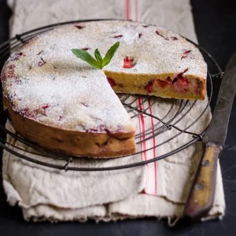 Epres polentatorta recept